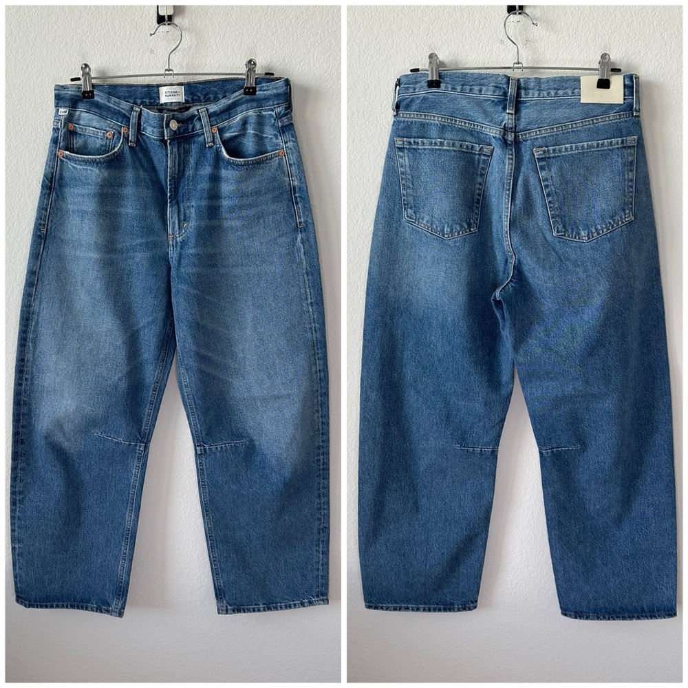 Citizens of Humanity Miro Relaxed Wide-Leg Barrel Jeans SZ 28 - Picture 2 of 6